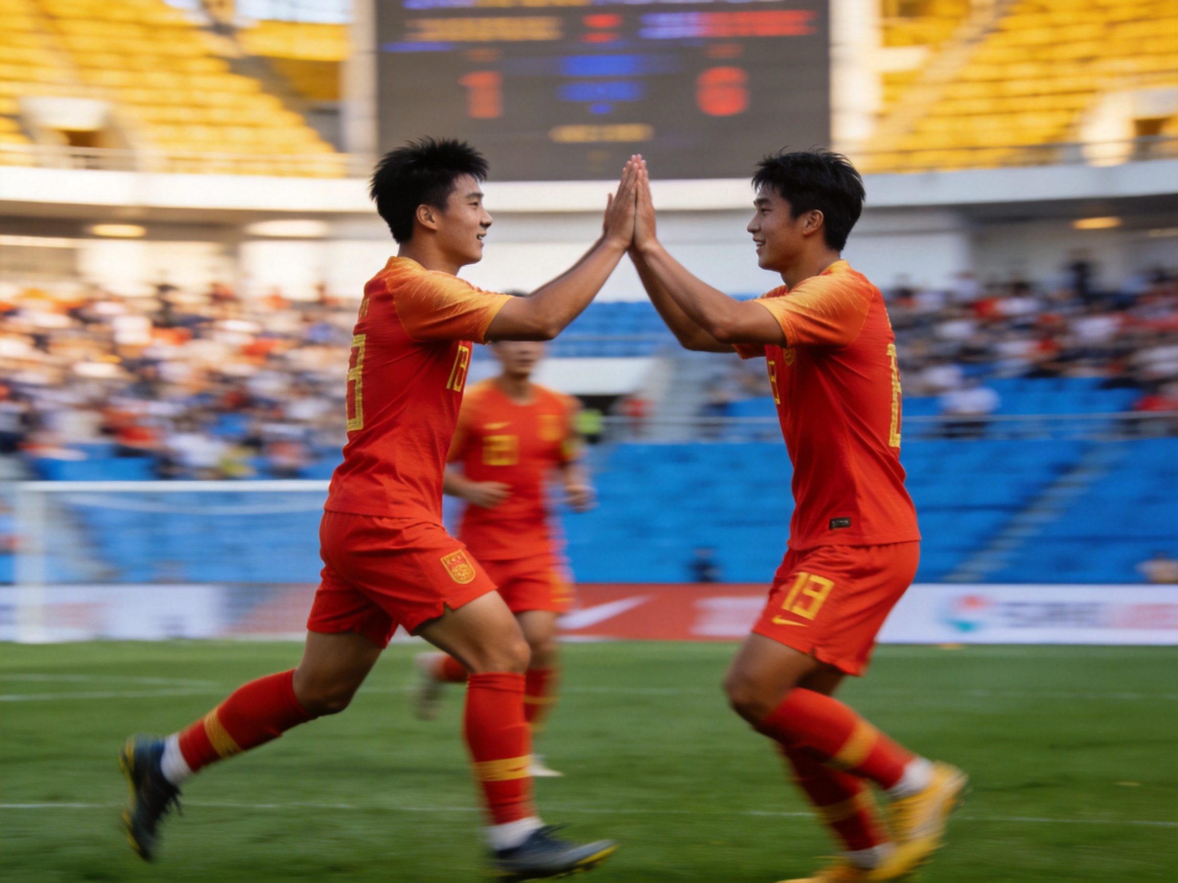 必一运动bsports国家队热身赛战报封面国足球员